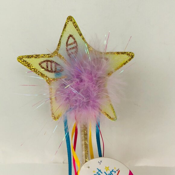 New w/Tag-Great Pretenders Glitter Rainbow Star Wand - Picture 6 of 7